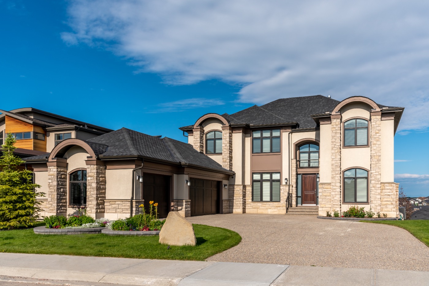 Premium Alberta home with a Canada Roofing and Solar roof
